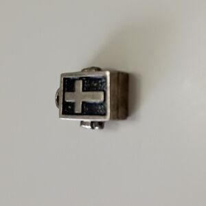 Charm Cross Vintage Locket Pendant 1/2 Inch